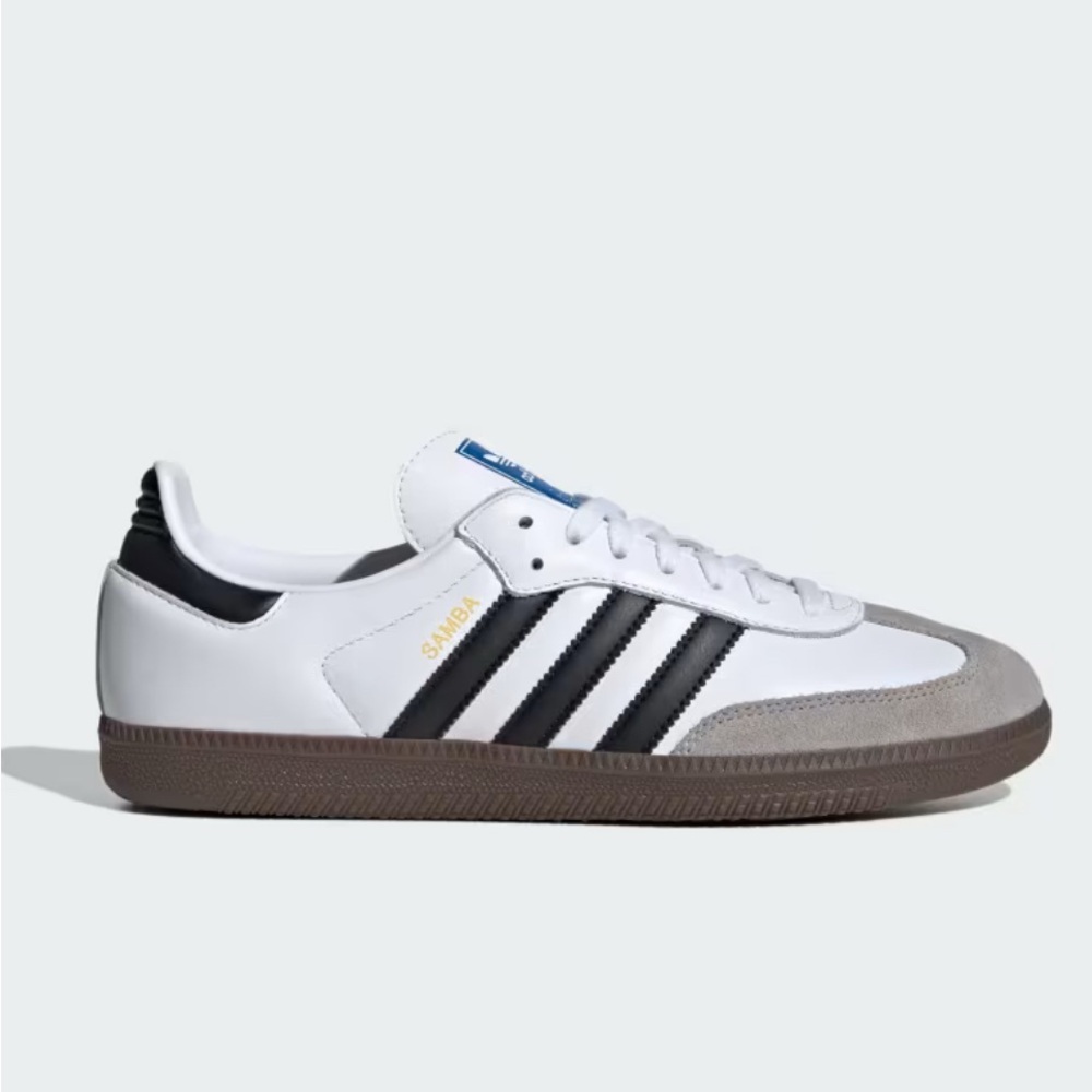 Adidas Samba White and Black Sneakers